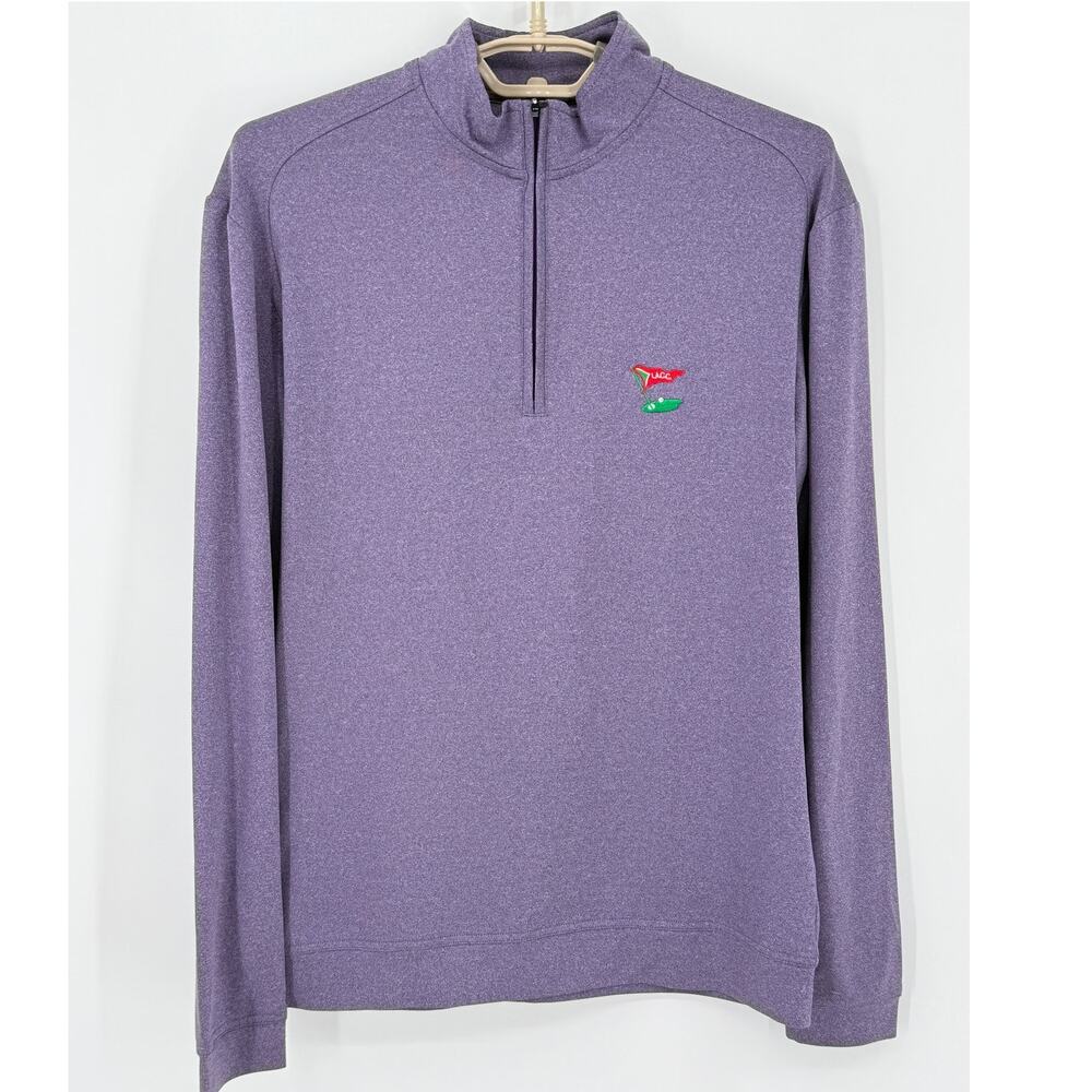 Johnnie-O 1/4 Zip Performance Polo Golf LACC Las Angeles County Club S NEW